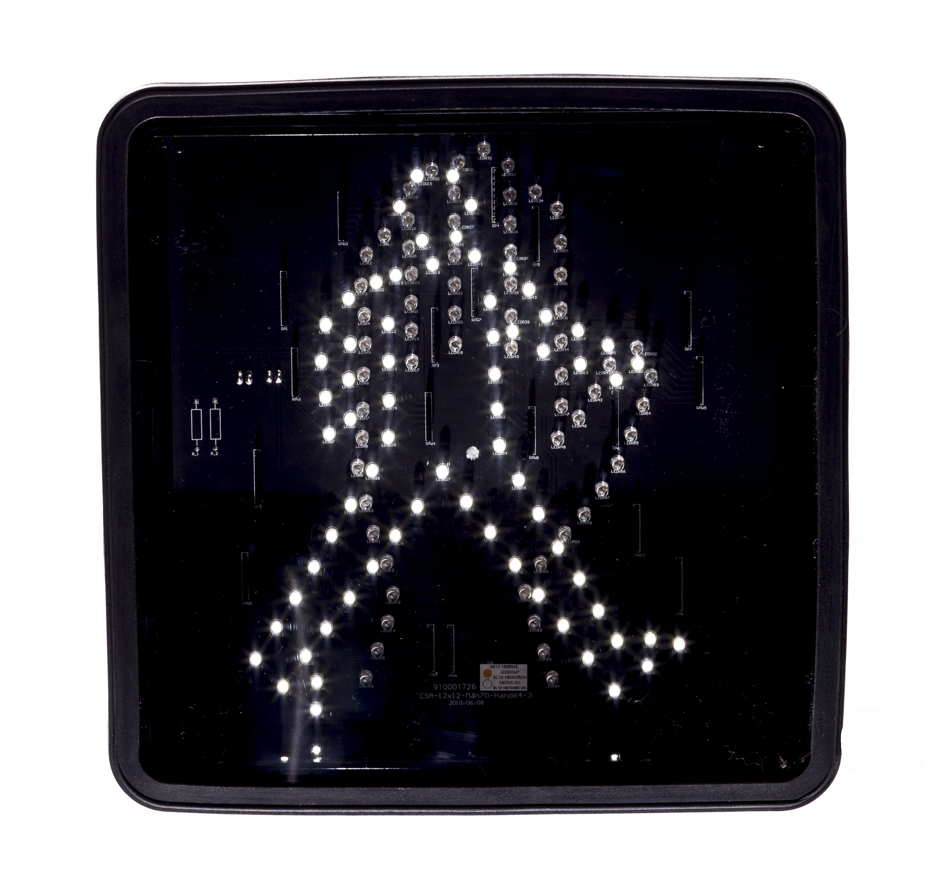 12″ Square Pedestrian LED